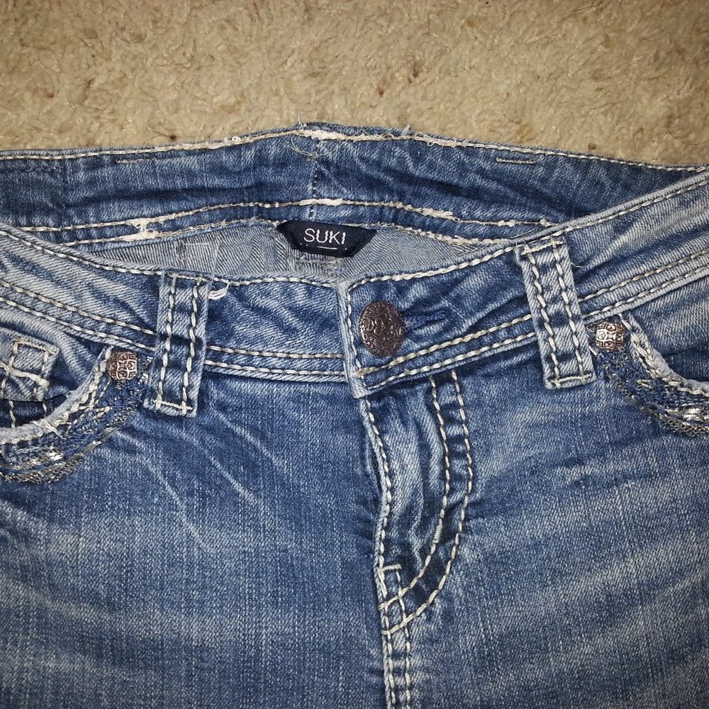 Medium Blue Straight Jeans